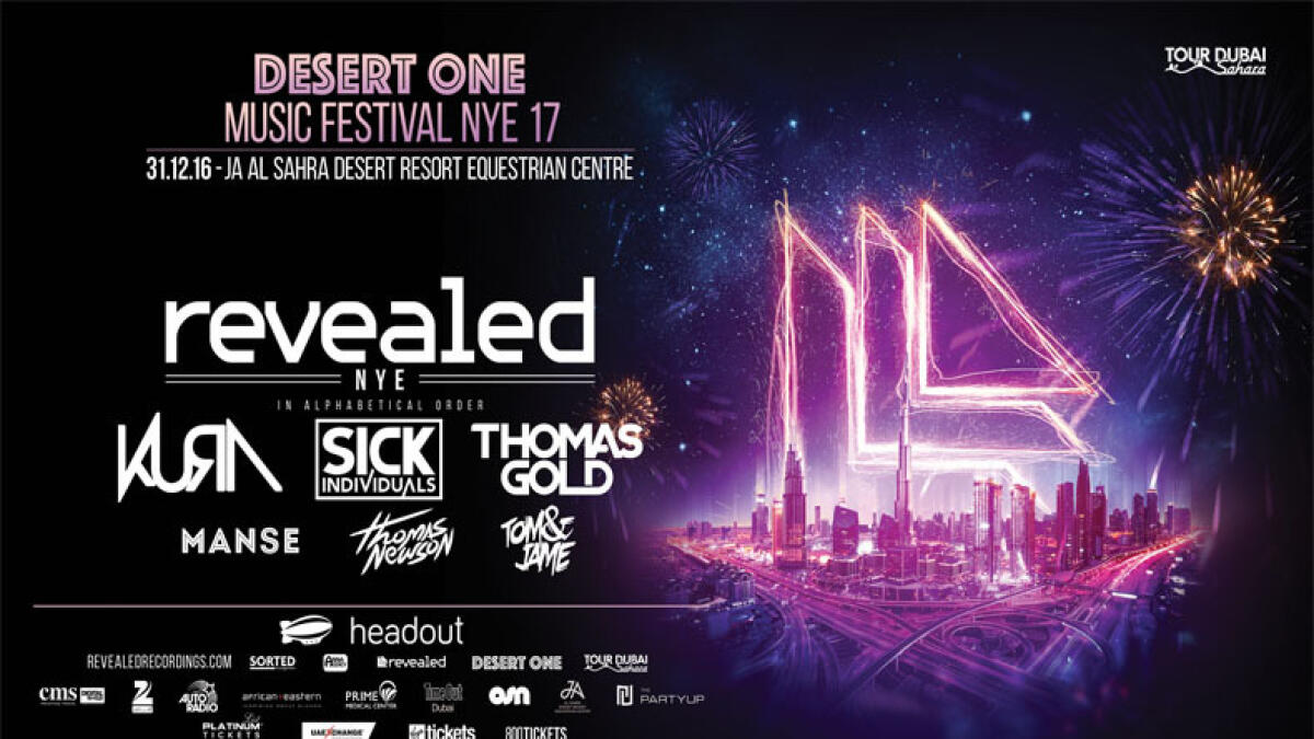 Desert One Music Festival to ring in New Years Eve in Dubai