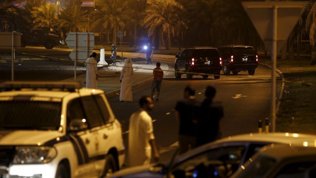 Terrorist bombing targets police station in Bahrain