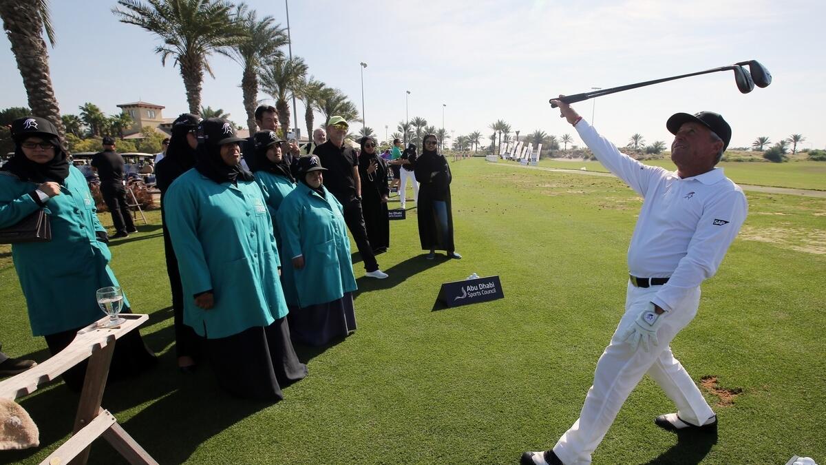 The South African held the fourth Gary Player Invitational, a charity golf series, in Abu Dhabi.- Photo by Ryan Lim/Khaleej Times