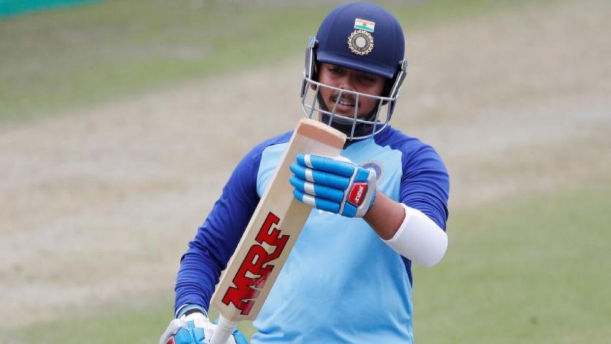 Delhi Capitals batsman Prithvi Shaw. (Reuters)