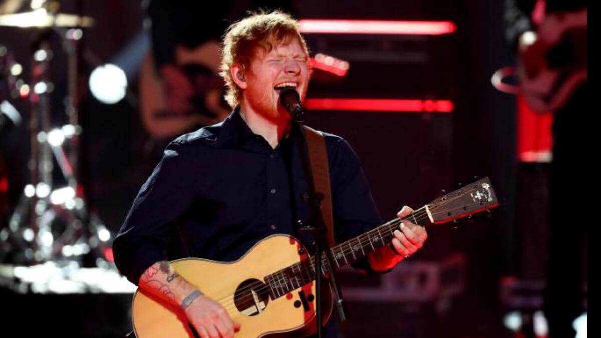 British artist Ed Sheeran is coming to Dubai