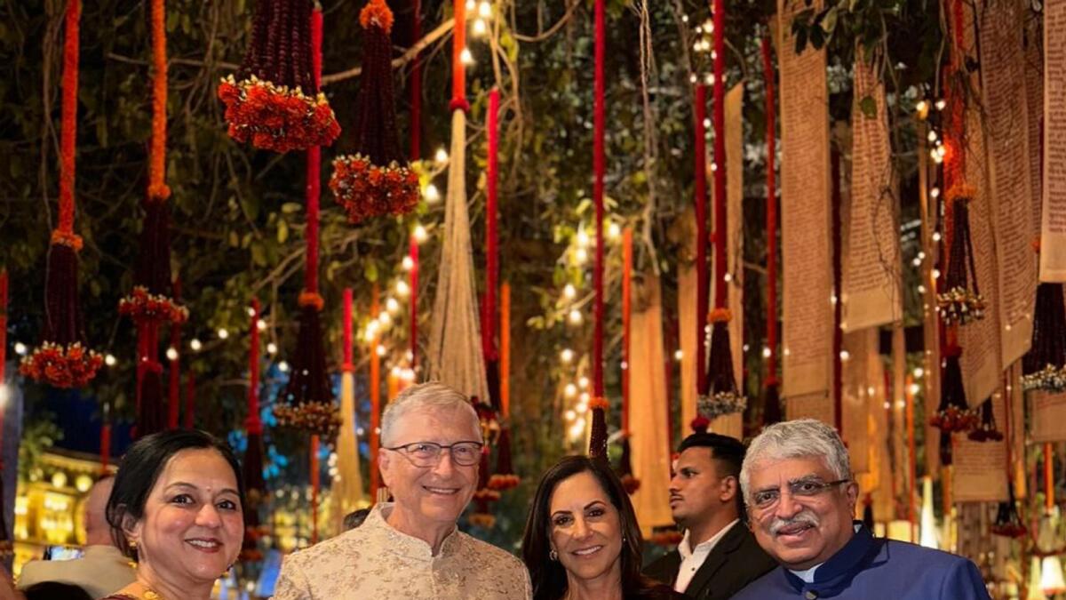 Microsoft co-founder Bill Gates, too, attended the wedding