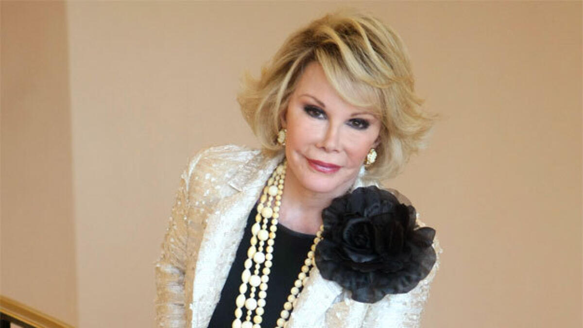 Academy acknowledges Joan Rivers’ absence
