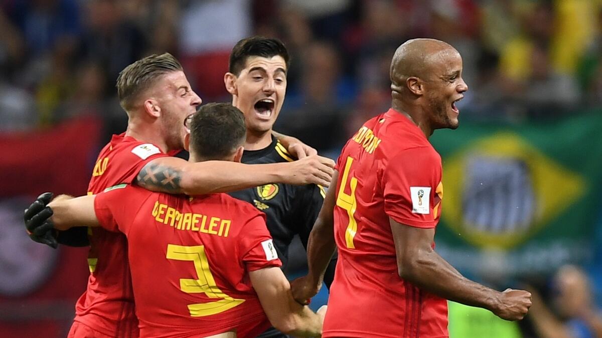 Belgium beat Brazil 2-1, will play France in semifinal