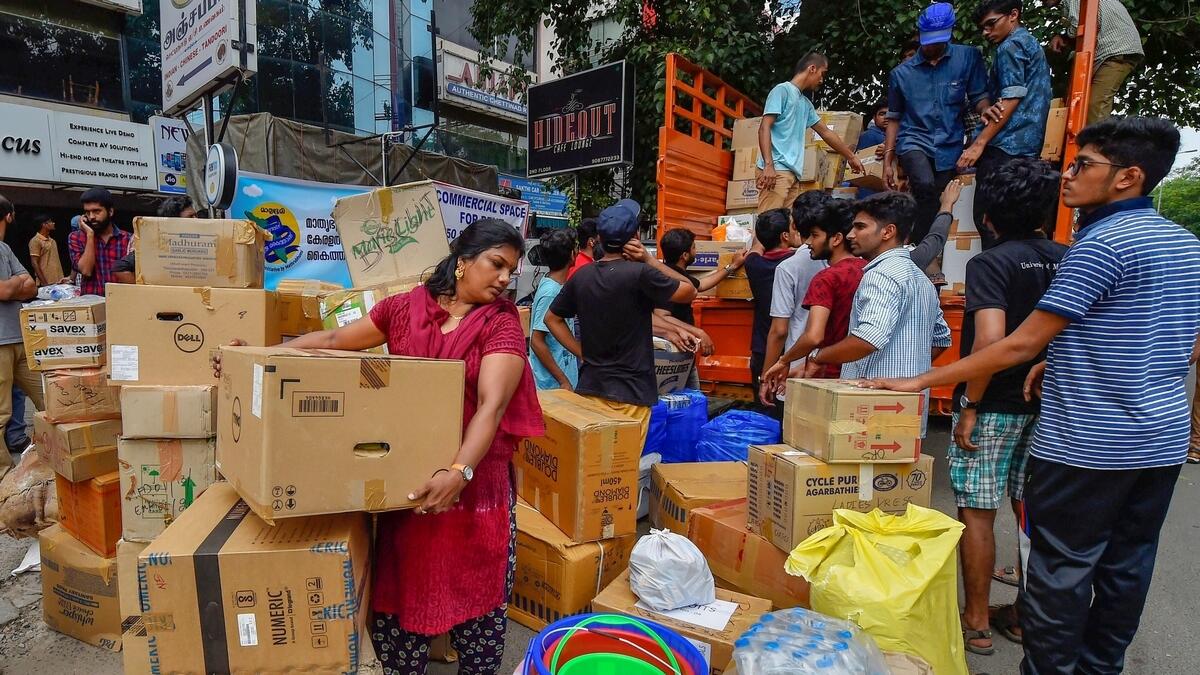 Community groups in UAE stop collecting funds, relief for Kerala victims