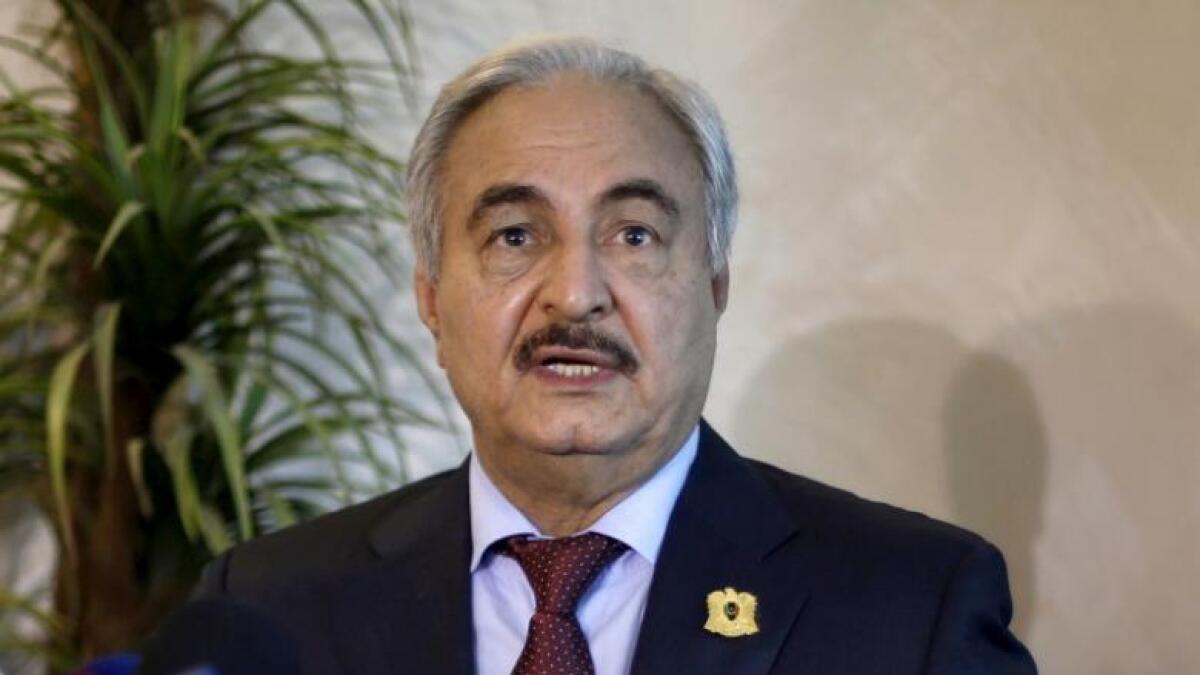 Haftar, Libyan PM hold positive talks in Abu Dhabi