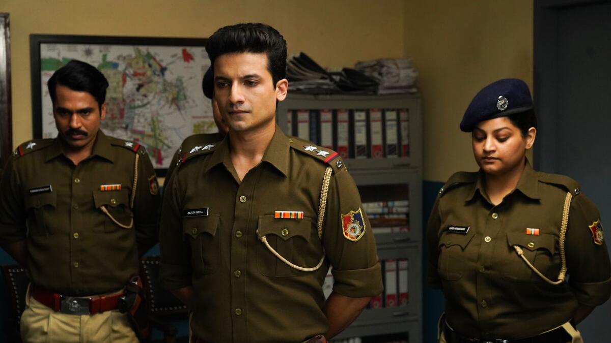 Priyanshu Painyuli as police inspector Arjun Sinha in 'U-Turn'