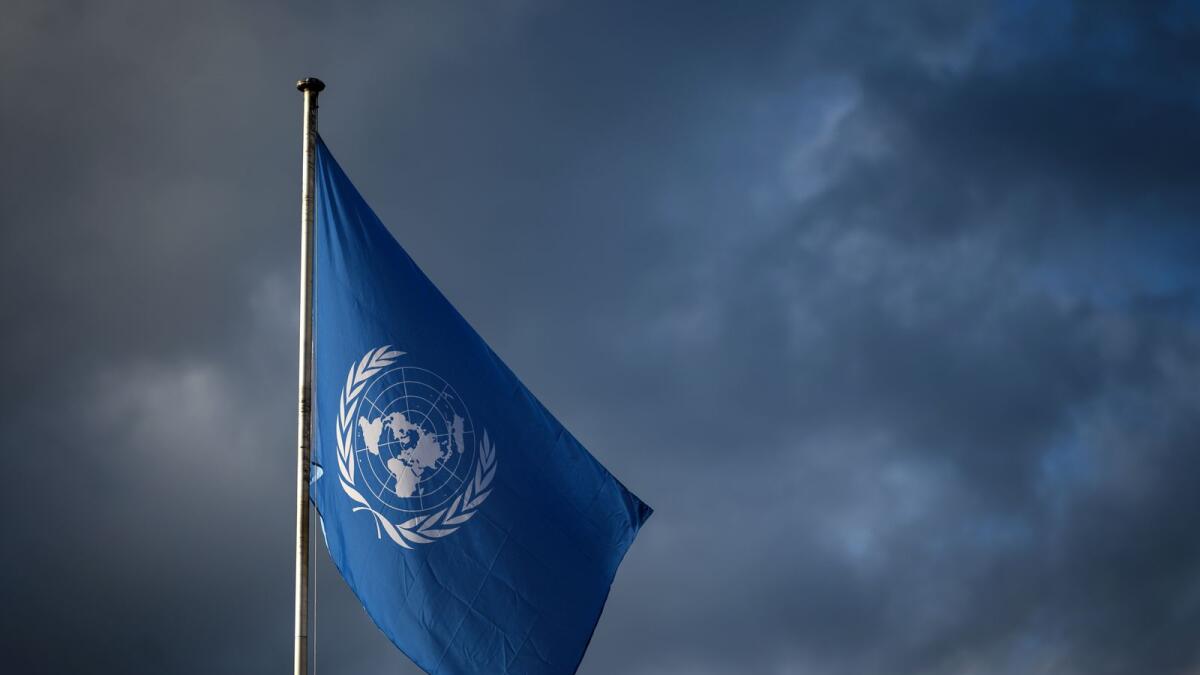 A flag of the United Nations. Photo: AFP