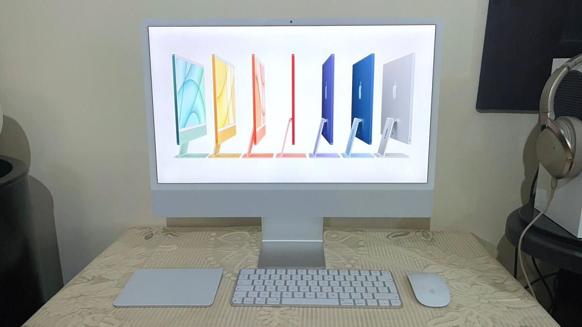 The new iMac is also a tribute to the iMac G3, which also came in colourful models.