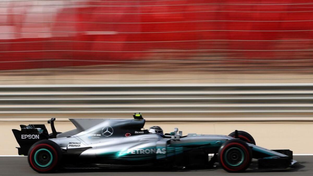 F1: Bottas ends Hamilton run for first career pole