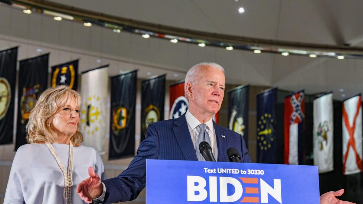 Joe Biden, Democratic presidential candidate and former Vice-President of the United States of America.