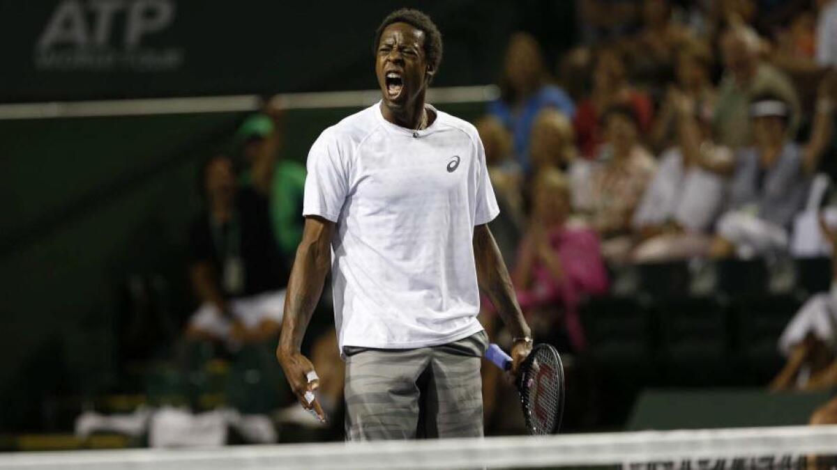 Gael Monfils responds to frequent abuse directed at him and his family with emojis of black hands