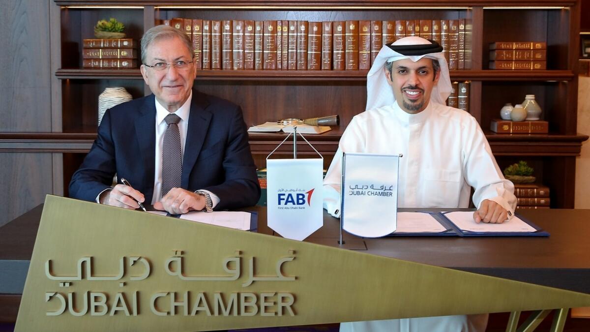 Dubai Chamber, First Abu Dhabi Bank sign MoU on digital trade