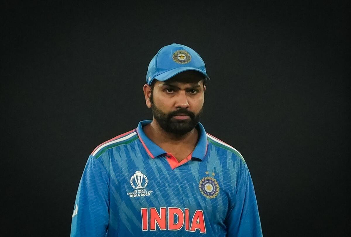 India's Rohit Sharma after the World Cup final against Australia. — PTI