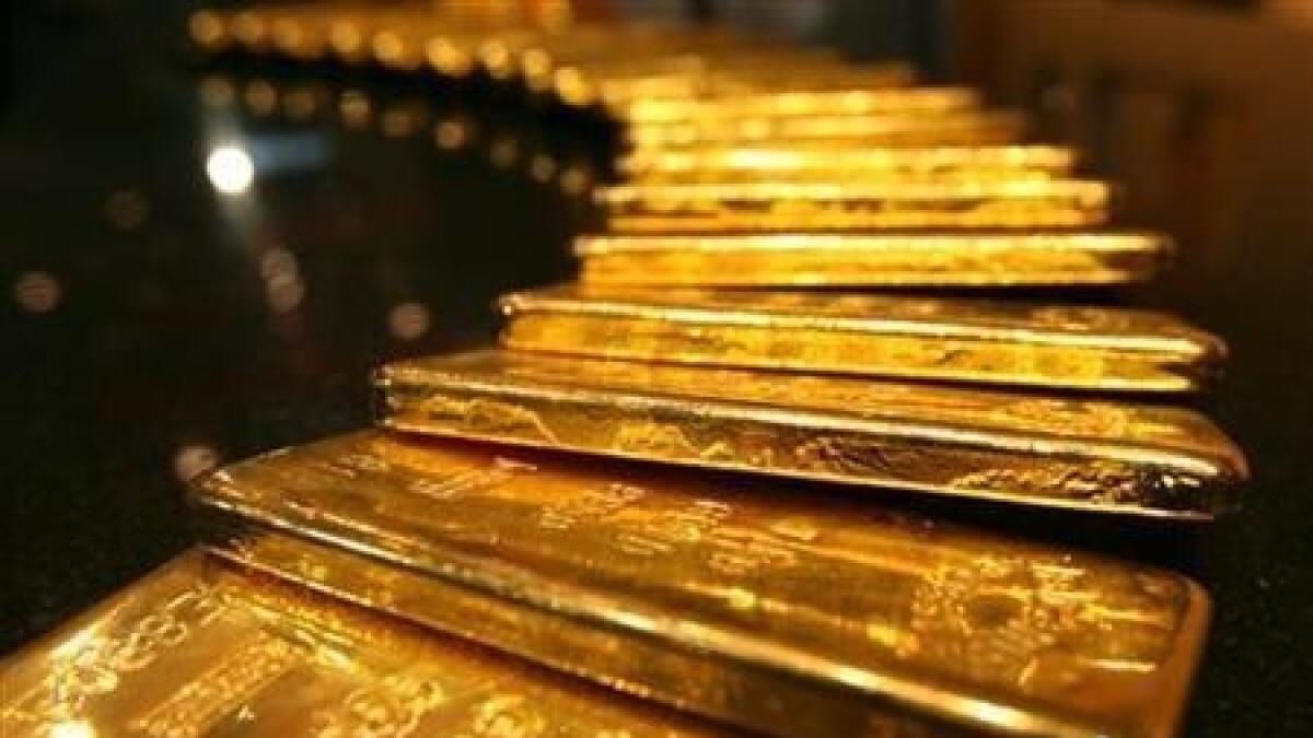 Gold also followed moves in the dollar index , which recouped some losses, but still held near a two-week low. - Reuters