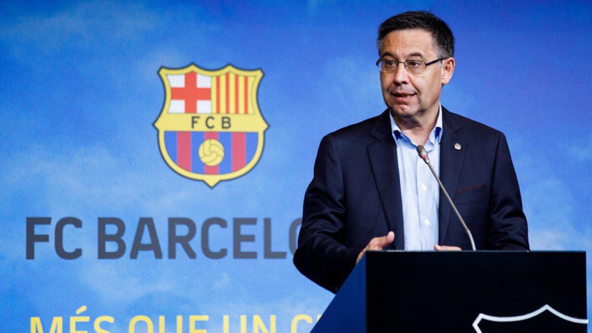The bid to oust Barca chief Bartomeu (pictured) has gathered pace as fallout from Messi saga continues.