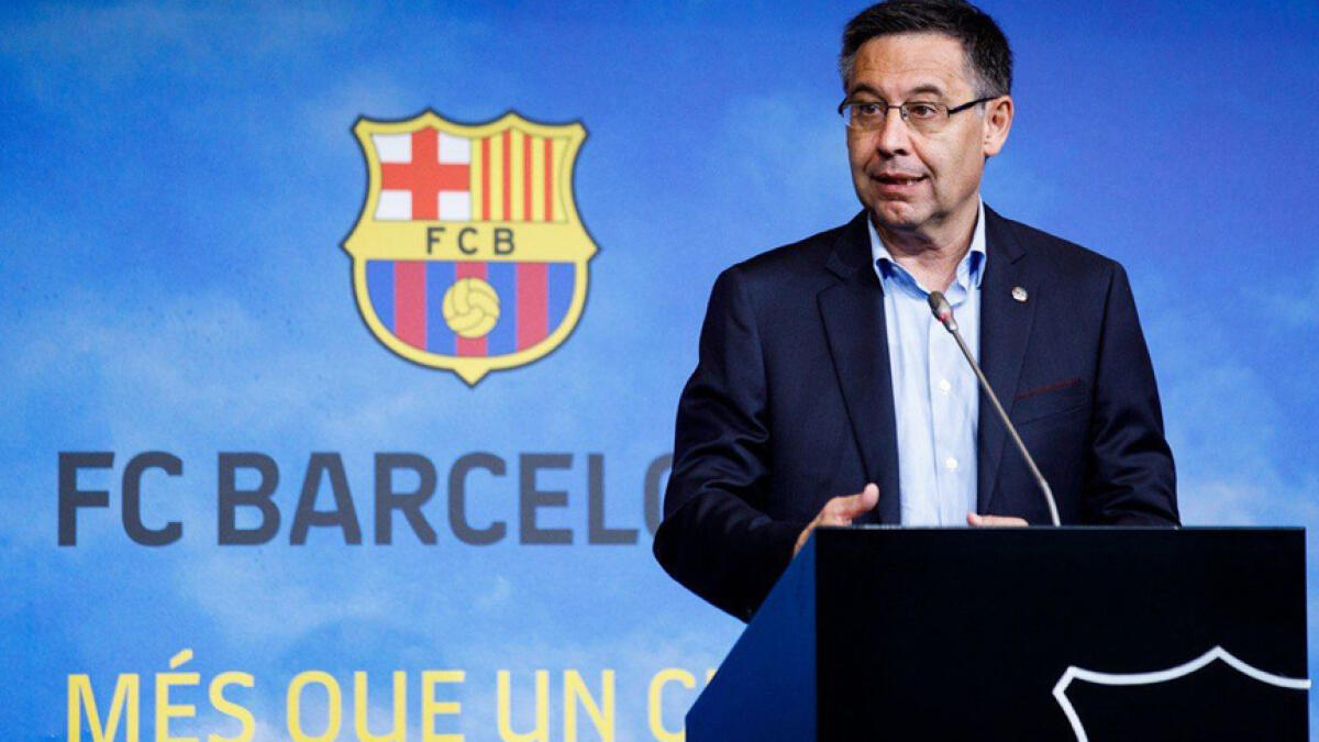 The bid to oust Barca chief Bartomeu (pictured) has gathered pace as fallout from Messi saga continues.