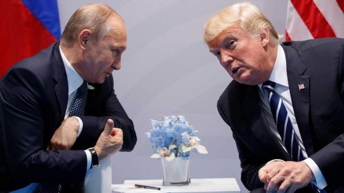 Trump not sure if he will meet Putin in Paris