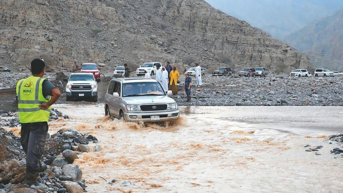 Rains flood homes, trigger landslides in RAK