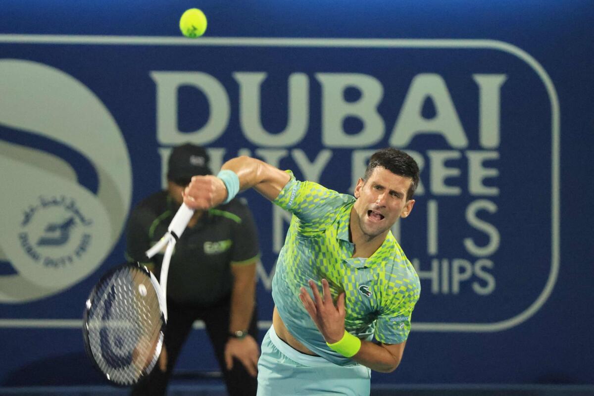 Serbia's Novak Djokovic. — AFP