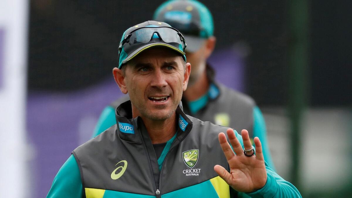 Justin Langer said in September he regretted there weren’t more conversations within the squad about taking a knee before matches.— Reuters