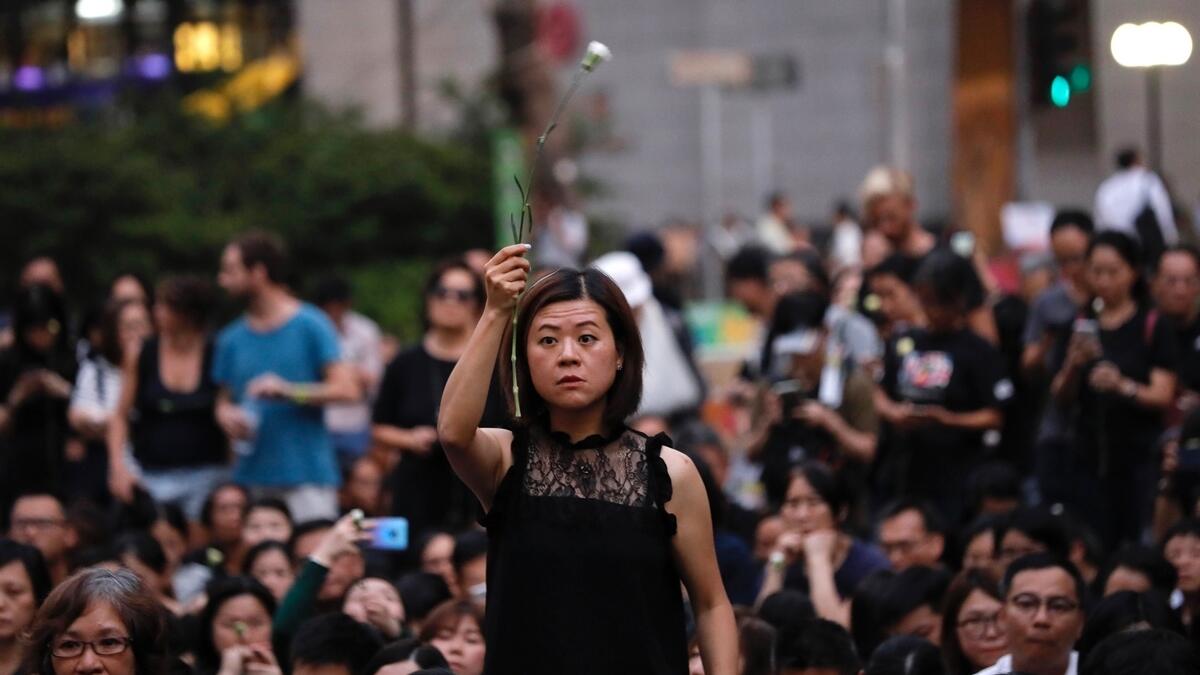 Mass protest staged in Hong Kong over extradition bill
