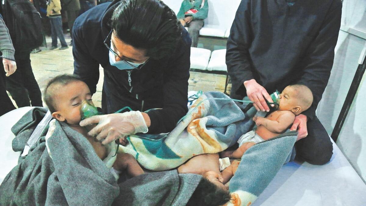 70 killed in suspected Syria chemical attack