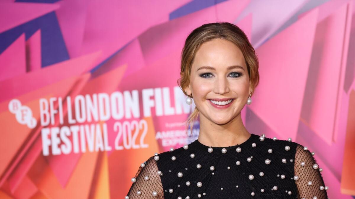 Jennifer Lawrence at the 2022 London Film Festival (Photo: AP)