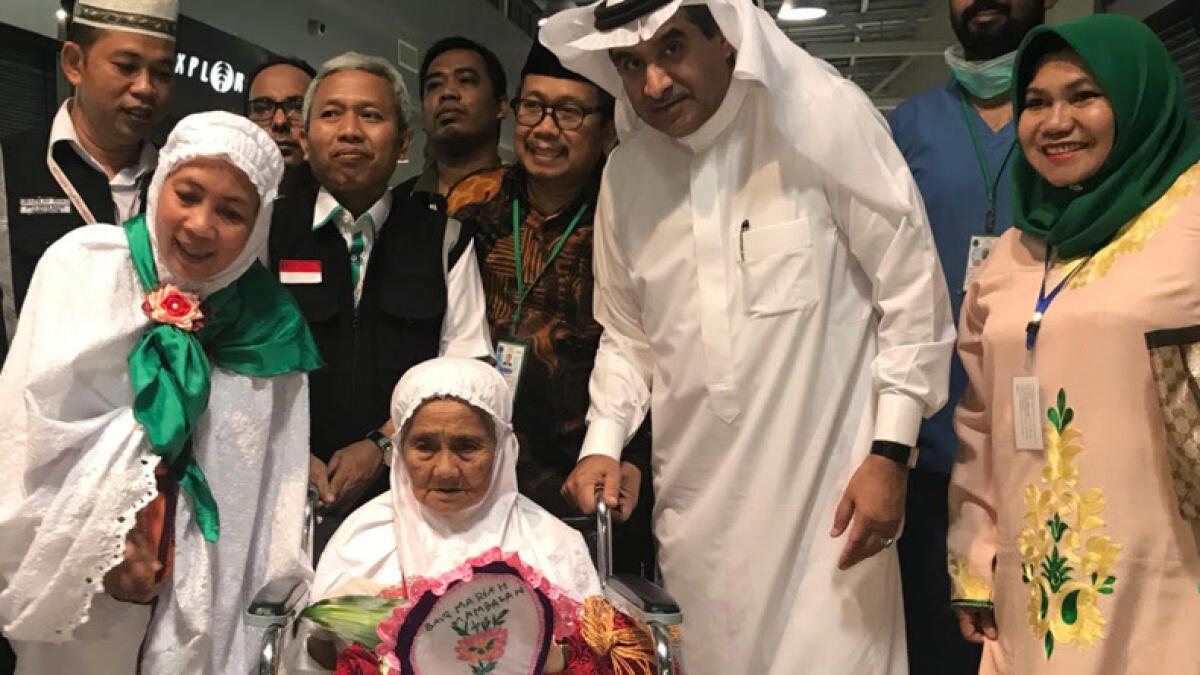 104-year-old woman arrives in Jeddah for Haj 
