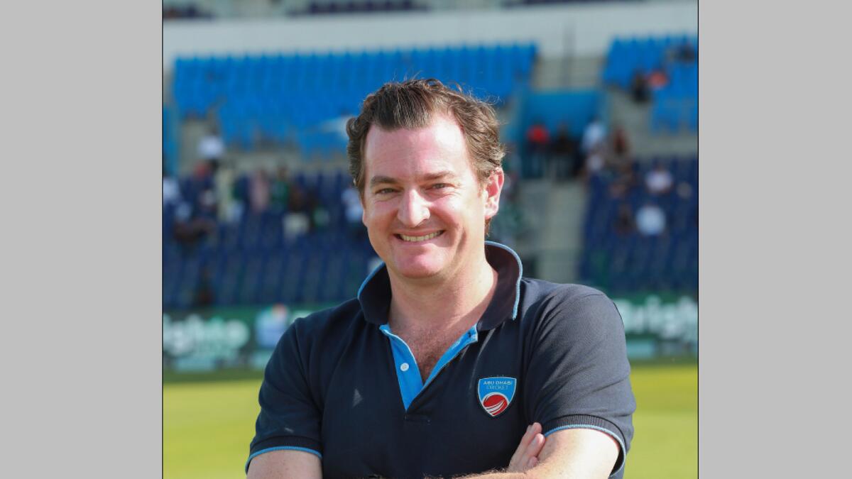 Matt Boucher, CEO, Abu Dhabi Cricket. (Supplied photo)