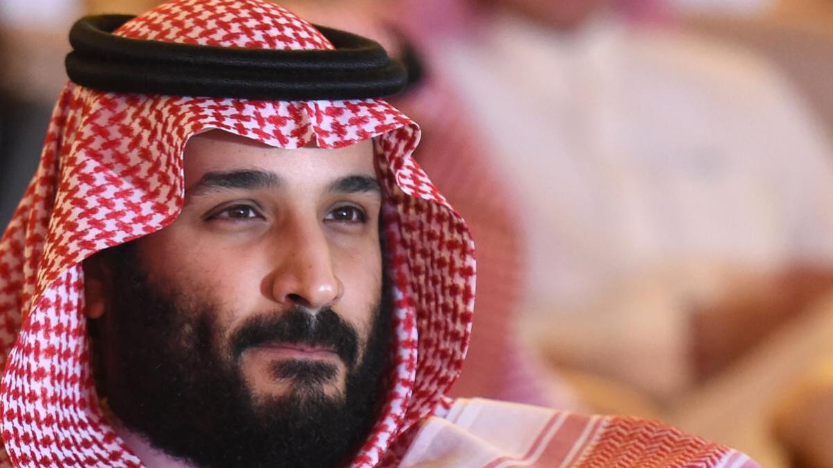 Saudi Crown Prince Mohammed bin Salman attends a meeting.-AFP 