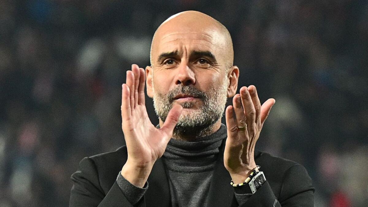 Manchester City's Spanish manager Pep Guardiola has already won the competition three times during his spells at Barcelona and Bayern Munich