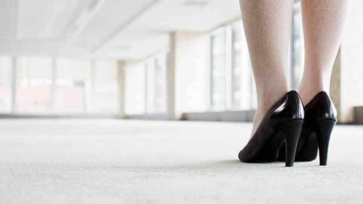 UK woman fired for not wearing high heels at work 
