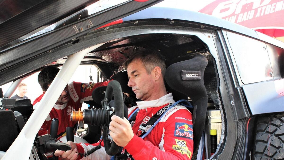 Nine-time World Rally Champion Sebastien Loeb during testing in the Umm Al Quwain desert. — Supplied photo