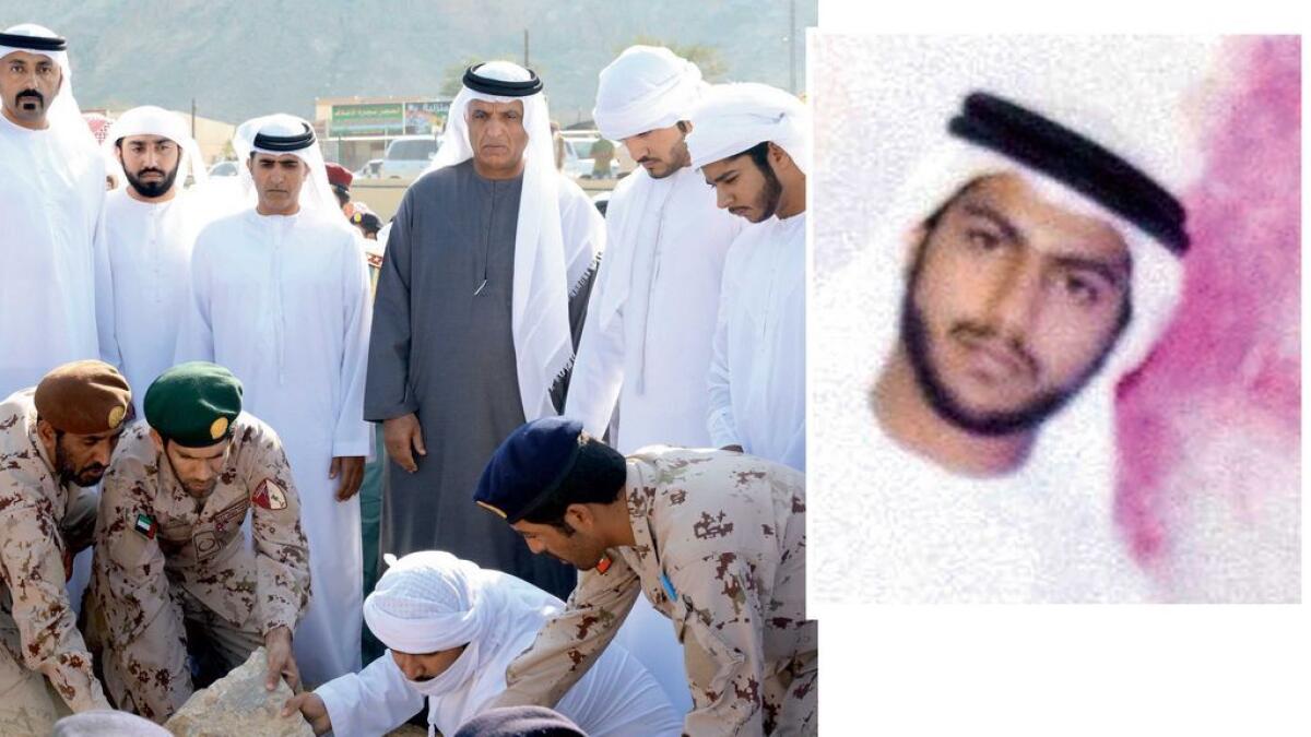 RAK Ruler attends funeral prayer for martyr  Al Shamsi