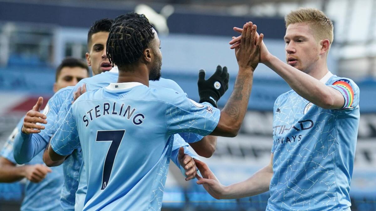 Manchester Citys 23rd win in 24 games in all competitions at Fulham on Saturday exemplified how Guardiola has managed his side into this position. — AP