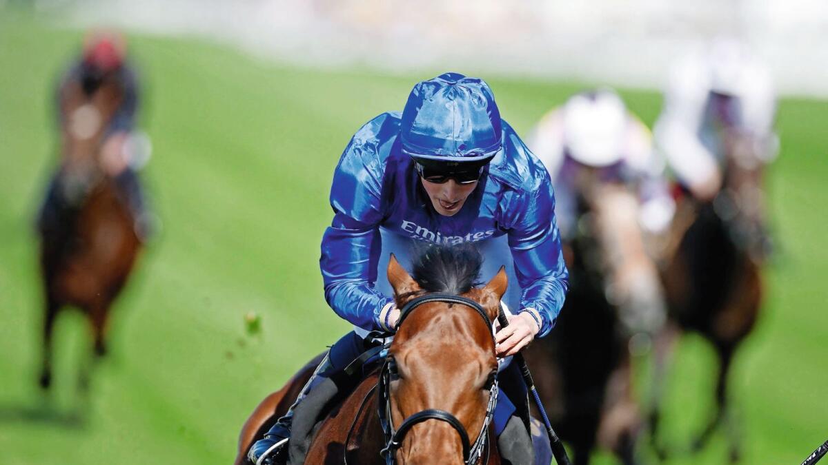 Coroebus, ridden by William Buick, wins the St James's Palace Stakes. — Reuters