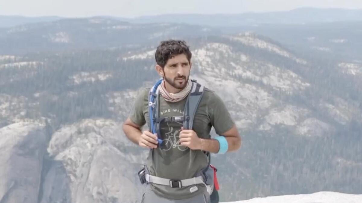 See: Sheikh Hamdan walkings at Yosemite National Park; shares daring experience