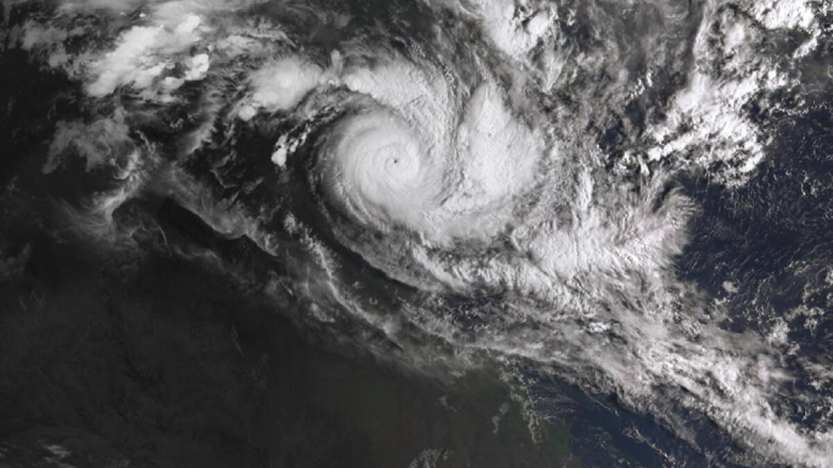 Cyclone lashes remote Australian coast with wind, rains