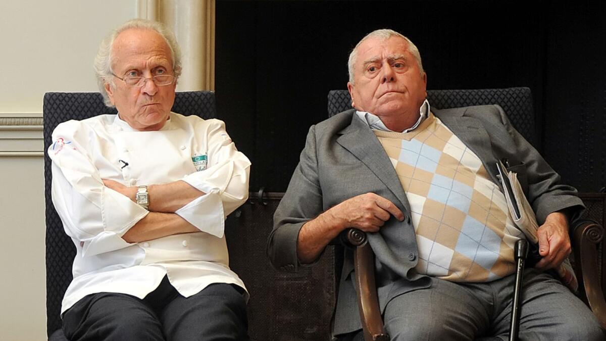 Albert Roux (right) and his brother Michel Roux.