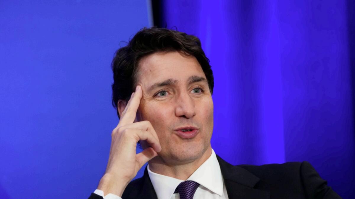 Canadian Prime Minister Justin Trudeau. — AP