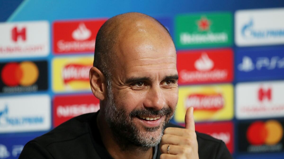 Manchester City boss Pep Guardiola. (Reuters)