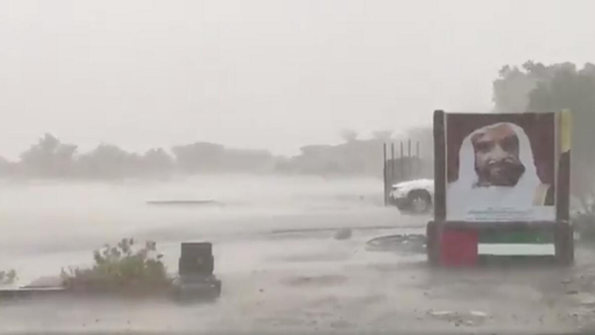 Videos: Heavy rainfall, flooding in Ras Al Khaimah, Fujairah, Ajman