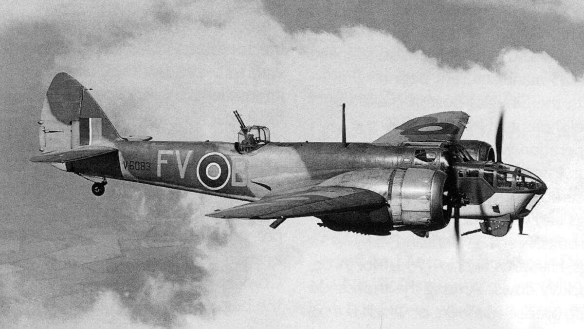 Royal Air Force Bristol Blenheim Z7418 - photo by Canadian Forces