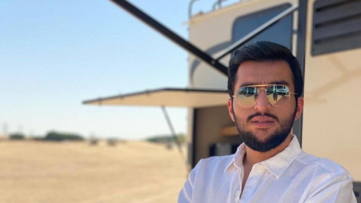 CAMPING ENTHUSIAST: Emirati Naser Almansoori owns his own caravan and takes it out at every opportunity