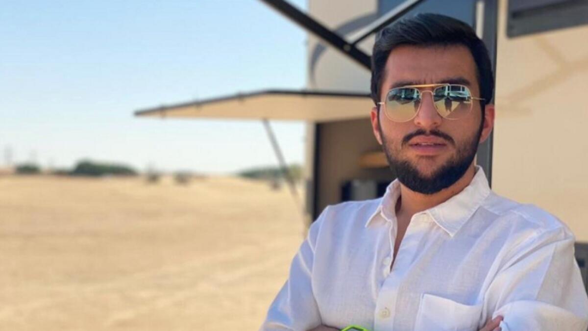 CAMPING ENTHUSIAST: Emirati Naser Almansoori owns his own caravan and takes it out at every opportunity