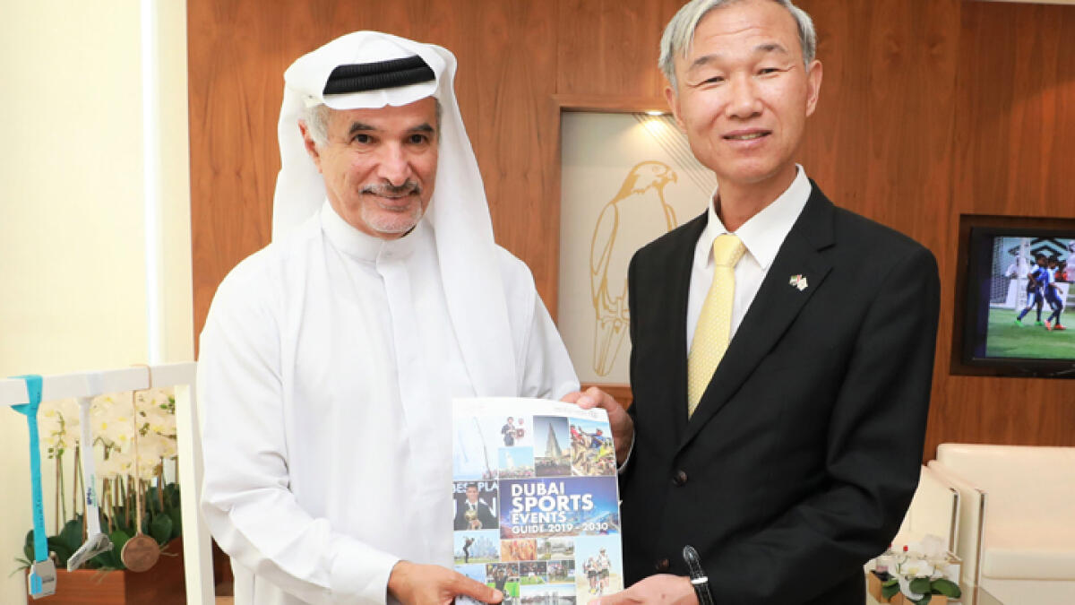 Dubai Sports Council and South Korea Consul General discuss ways to enhance cooperation in sports