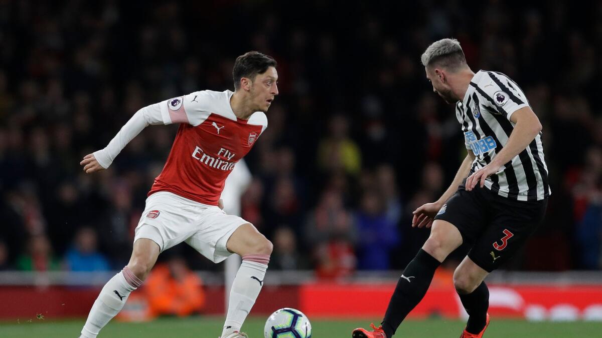 Mesut Ozil has not played since March. — AP