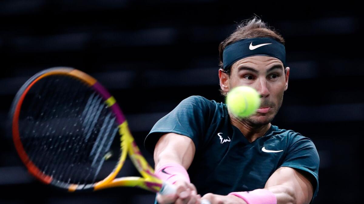 Rafael Nadal, the 20-time Grand Slam champion, has never won the ATP Finals. (AP)