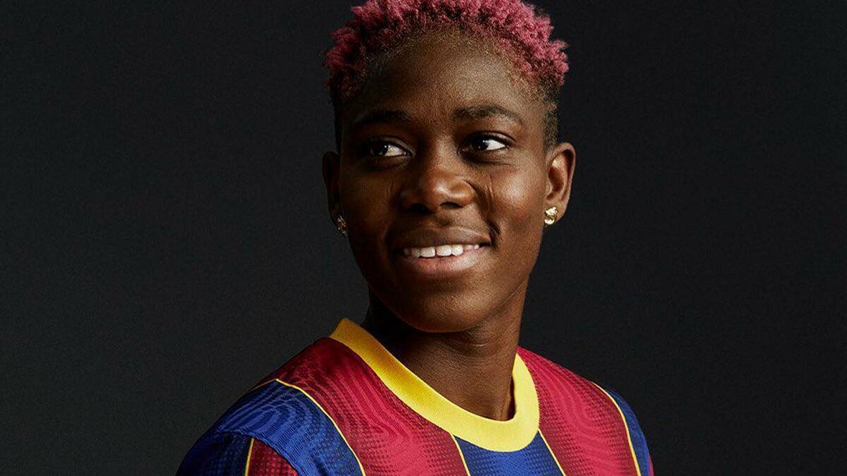 All eyes will be on Oshoala when Barcelona take on Atletico Madrid in a one-off quarterfinal behind closed doors in Bilbao